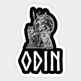 Viking Norse Mythology Scandinavian & Norwegian God Odin Sticker